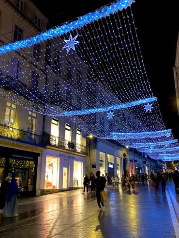 La Hotte de Noël de Sud Vibes Photo rue de la Loge Montpellier